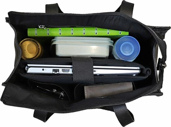 Beste Verkoop π₯ Landley Leren Dames Shopper 13 Inch Laptoptas - Handtas / Schoudertas - 13.3 Inch - Leer - Zwart π 3 Beste Verkoop π₯ Landley Leren Dames Shopper 13 Inch Laptoptas - Handtas / Schoudertas - 13.3 Inch - Leer - Zwart π - Afbeelding 3