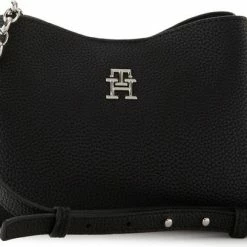 Coupon π Tommy Hilfiger Emblem Dames Crossbody Tas - Zwart π