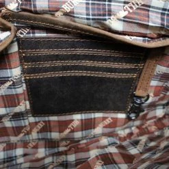 Uitgang ⭐ Hillburry Tas - Unisex Schoudertas / Aktetas / Laptoptas In Buffel Leer / Vintage Leer Bruin ⭐ -tassen-dames Verkoop 550x408 5