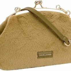 Begroting 💯 David Jones Handtas / Schoudertas Olive Green Teddy 👏