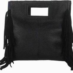 Top 10 🌟 Merkloos VIQRI - Tassen - Tassen Dames - Crossbodytassen - Leer - Inclusief Schouderriem - Zwart - Zilver - Musthave ⭐