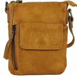 Top 10 🥰 Bear Design Rija Leren Schoudertasje - Okergeel 🎁