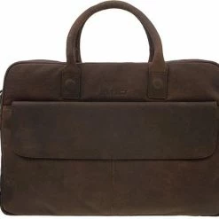 Uitgang 💯 DSTRCT Wall Street Laptoptas - 17 Inch – Bruin 🥰 -tassen-dames Verkoop 550x420 10