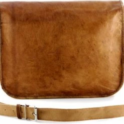 Beste Pirce 👏 Oncedoce Satcheltas 37 X 27 X 10 Cm Cognac ECHTE LEDER - Boekentas A4 ‘Toledo 15’ 🔔 -tassen-dames Verkoop 550x421 2