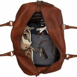 Nieuw ❤️ Burkely Antique Avery Unisex Weekender Reistas - Cognac 👏 -tassen-dames Verkoop 550x424