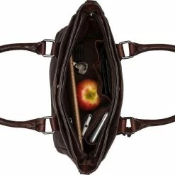 Top 10 🔥 Burkely Antique Avery Dames Handtas S - Bruin 🛒 -tassen-dames Verkoop 550x425 2