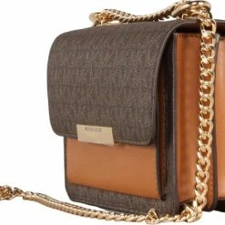 Beste deal 😍 Michael Kors Xs Gusset Dames Crossbodytas - Bruin 🔔 -tassen-dames Verkoop 550x425 4