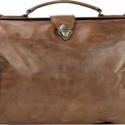 Beste Pirce ⌛ Bear Design Sheldon Leren Rugtas / Dokterstas - Bruin 🔔