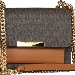 Beste deal 😍 Michael Kors Xs Gusset Dames Crossbodytas - Bruin 🔔 -tassen-dames Verkoop 550x429 2