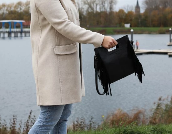 Top 10 π Merkloos VIQRI - Tassen - Tassen Dames - Crossbodytassen - Leer - Inclusief Schouderriem - Zwart - Zilver - Musthave β 3 Top 10 π Merkloos VIQRI - Tassen - Tassen Dames - Crossbodytassen - Leer - Inclusief Schouderriem - Zwart - Zilver - Musthave β - Afbeelding 3