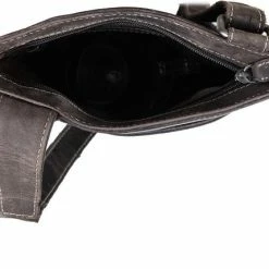 Goedkoop 🎁 Arrigo Leren Tas Dames – Leren Tas Heren – Donkerbruin Leder – Leren Crossbody Schoudertas – Plat Model 🔔 -tassen-dames Verkoop 550x429 4