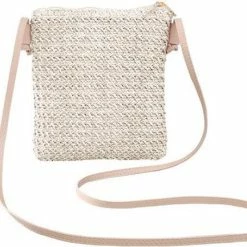 Aanbiedingen π Rotan Tasje - Stro/Riet Crème | Telefoon Tas / Crossbody Tas | Fashion Favorite π