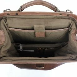 Beste Pirce ⌛ Bear Design Sheldon Leren Rugtas / Dokterstas - Bruin 🔔 -tassen-dames Verkoop 550x444 1