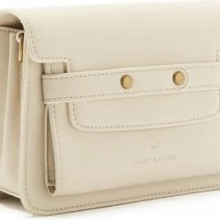 Begroting 😍 Violet Hamden Essential Bag Dames Crossbody Tas Leer - Beige 🎉 -tassen-dames Verkoop 550x447 1