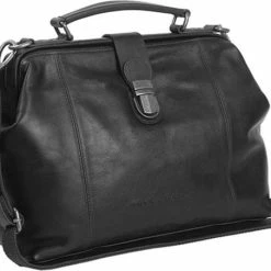Kopen π₯ Chesterfield Shaun - Kleine Leren Dokterstas - Zwart βοΈ