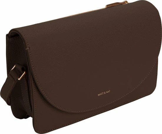 Hete verkoop ❤️ Matt & Natt Sofi Purity Dames Crossbodytas - Bruin ❤️ 3 Hete verkoop ❤️ Matt & Natt Sofi Purity Dames Crossbodytas - Bruin ❤️ - Afbeelding 3