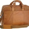 Hete verkoop 🌟 Chesterfield Rob Laptoptas 15" Schoudertas Cognac 🎉