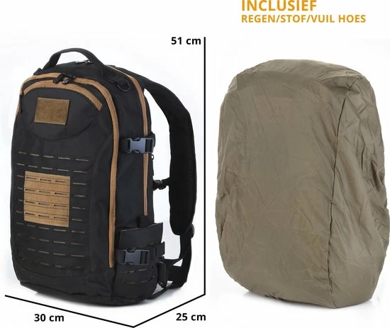 Korting β€οΈ MacGyver Tactical Laptop Rugtas Met 15 Inch Laptopvak | 27 Liter Rugzak Met Vele Details | Oersterk π 10 Korting β€οΈ MacGyver Tactical Laptop Rugtas Met 15 Inch Laptopvak | 27 Liter Rugzak Met Vele Details | Oersterk π - Afbeelding 10