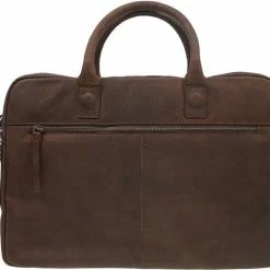 Uitgang 💯 DSTRCT Wall Street Laptoptas - 17 Inch – Bruin 🥰 -tassen-dames Verkoop 550x464 3