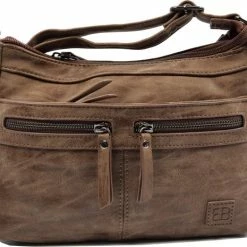 Groothandel ⌛ Bicky Bernard Schoudertas - Ideaal Tassen Van Bicky Bernard WDL029 Donkerbruin 👏
