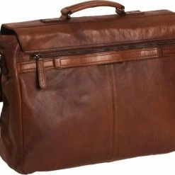 Begroting 🔥 The Chesterfield Brand Leren Aktetas Cognac Quinten Black Label 🎁