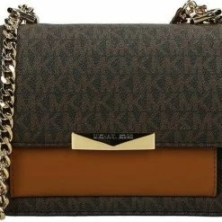 Beste deal 😍 Michael Kors Xs Gusset Dames Crossbodytas - Bruin 🔔 -tassen-dames Verkoop 550x470 4