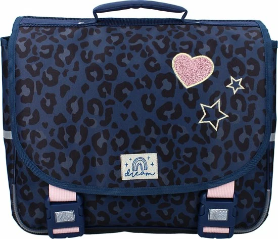 Flash-uitverkoop π Milky Kiss Forever Stars - Rugzak - Schooltas Meisje - Blauw - Panterprint π₯ 1 Flash-uitverkoop π Milky Kiss Forever Stars - Rugzak - Schooltas Meisje - Blauw - Panterprint π₯