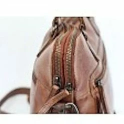 Beste Pirce 👏 Bear Design Lia Leren Dames Schoudertas / Laptoptas 13,3" - Cognac 👏 -tassen-dames Verkoop 550x474 4