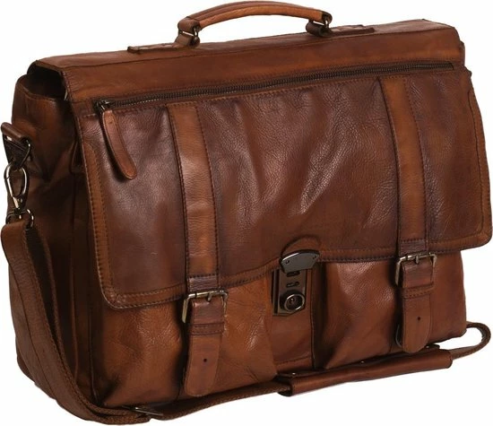 Begroting π₯ The Chesterfield Brand Leren Aktetas Cognac Quinten Black Label π 5 Begroting π₯ The Chesterfield Brand Leren Aktetas Cognac Quinten Black Label π - Afbeelding 5