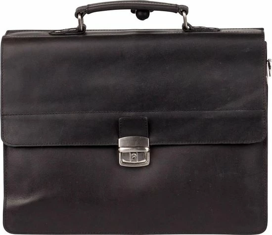 Beste deal 𧨠Burkely Vintage Dean Briefcase 3-Comp - Aktetas - Zwart π― 1 Beste deal 𧨠Burkely Vintage Dean Briefcase 3-Comp - Aktetas - Zwart π―