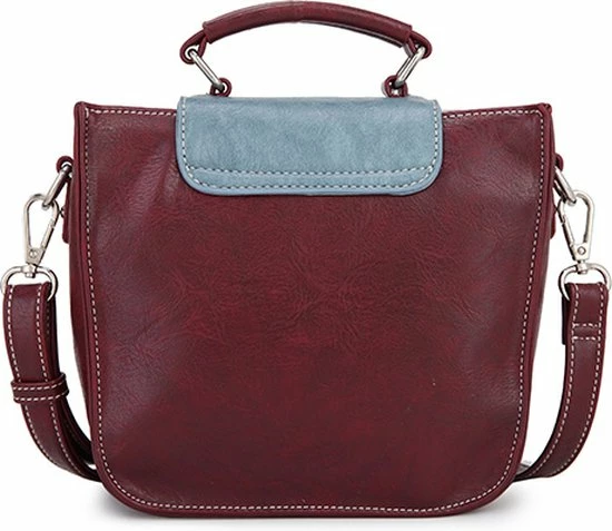 Beste Pirce π Noi-Noi 'Tookie' - Handtas - Schoudertas - Bordeaux / Aqua - Dames - NN-242-01 π 3 Beste Pirce π Noi-Noi 'Tookie' - Handtas - Schoudertas - Bordeaux / Aqua - Dames - NN-242-01 π - Afbeelding 3