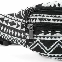 Beste Verkoop 🧨 Merkloos "Kerst + Cadeau" Festival Heuptas Musthave - Trendy - Heuptasje - Fanny Pack - Vintage - Zwart - Wit - Dames - Heren - Stof - Travel Buideltas 👍 -tassen-dames Verkoop 550x482 3