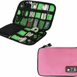 Beste recensies van β¨ Merkloos Kabel Organizer – Electronica Tasje - Electronica Opbergtas - Kabel Tasje – Travel Organizer - Roze π
