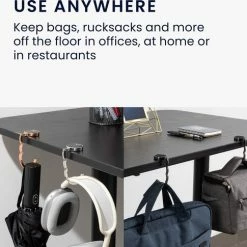 Aanbiedingen βοΈ Kwmobile Tashanger Voor Tafels - 2 Stuks - Uitvouwbare Tasophanger - Draagbare Tassenhaak - Hang Je Tas Veilig Op In Restaurant En Bar - In Mat Zwart π 10 Aanbiedingen βοΈ Kwmobile Tashanger Voor Tafels - 2 Stuks - Uitvouwbare Tasophanger - Draagbare Tassenhaak - Hang Je Tas Veilig Op In Restaurant En Bar - In Mat Zwart π -tassen-dames Verkoop 550x485 2