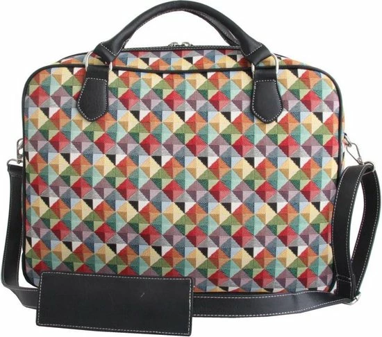 Kopen π Signare Laptoptas - Gobelin - Multi Colored Triangle - β 6 Kopen π Signare Laptoptas - Gobelin - Multi Colored Triangle - β - Afbeelding 6