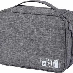 Beste recensies van 🛒 Elektronica & Accessoires Organizer Tas - Kabel Organizer Tas - Kabeltas - Grijs - Vwist 😍 -tassen-dames Verkoop 550x487 1