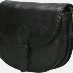 Goedkoopste 👍 Bear Design Kleine Schoudertas / Crossbody Tas Dames - Leer - Cow Lavato - Zwart ✨ -tassen-dames Verkoop 550x489 1