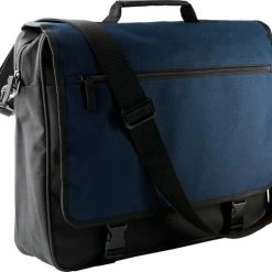 Flash-uitverkoop ✨ Kimood Polyester Schoudertas Donkerblauw/zwart 14 Liter - Schoudertassen/documententassen - Tassen Voor Dames/heren/volwassenen 🎉