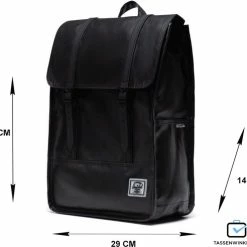 Beste recensies van 🌟 Herschel Weather Resistant | Survey II - Black / Weerbestendige Rugzak Met Magnetische Sluiting / Gerecycleerde Materialen / Matte 🧥 Coating / Laptophoes En Een Waterflesvak Voor Reizen Door De Stad / Levenslange Garantie (limited) / Zwart 😍 -tassen-dames Verkoop 550x492 7