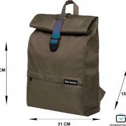 Aanbiedingen 🛒 Bold Banana - Laptoprugzak Roll Top - Green Reflex 🎁 -tassen-dames Verkoop 550x493