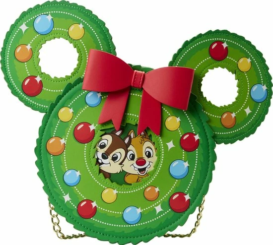 Groothandel π₯° Disney Loungefly Crossbody Bag Knabbel & Babbel Kerstkrans β 1 Groothandel π₯° Disney Loungefly Crossbody Bag Knabbel & Babbel Kerstkrans β