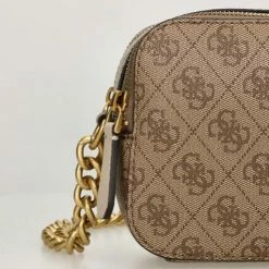 Kopen ❤️ Guess Crossbodytas Noelle - Beige 🎁 -tassen-dames Verkoop 550x495 3