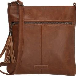 Groothandel 🔥 Enrico Benetti Caen Schoudertas - Cognac 🎁