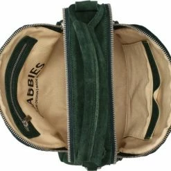 Beste Verkoop ❤️ Shabbies Amsterdam Shabbies Medium Schoudertas / Crossbody Tas Dames - Leer - Waxed Suède - Groen 🔥 -tassen-dames Verkoop 550x504 2