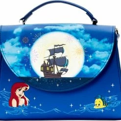 Beste Verkoop 🧨 Disney Loungefly Crossbody Bag Little Mermaid Ariel Fireworks ⌛