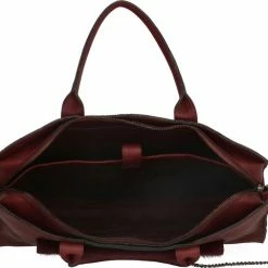 Beste deal 🧨 Micmacbags Mendoza Laptoptas 15,6 Inch (38 Cm) - Bordeaux Rood ✔️ -tassen-dames Verkoop 550x506 6