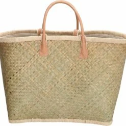 Goedkoopste ✔️ PE Florence PE-Florence Penjy Rieten Mand - Natuur 🔥 -tassen-dames Verkoop 550x510 4