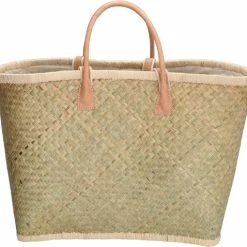 Goedkoopste ✔️ PE Florence PE-Florence Penjy Rieten Mand - Natuur 🔥 -tassen-dames Verkoop 550x510 5