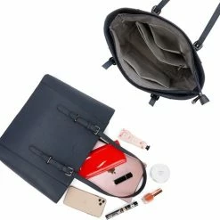 Flash-uitverkoop 🎁 Merkloos Gallantry - Dames Tas Shopper - Handtas - Schooltas - Werktas - D. Blue 💯 -tassen-dames Verkoop 550x512 2