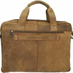Promo 🔥 Spikes & Sparrow Laptoptas / Werktas / Aktetas - Bronco - 15.4 Inch - Leer - Cognac 😀 -tassen-dames Verkoop 550x515 3